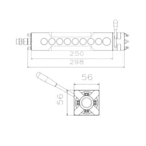 Erowa EDM ER-034387 compatible Quick Chuck 50 with Vertical Extension Arm - Image 4