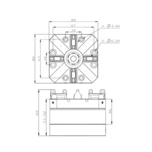 Erowa ER-007625 Compatible Rapid-action chuck with Connection Rod - Image 3